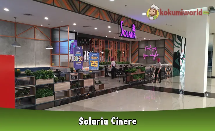 Harga Menu Solaria Cinere Mall Semua Paket