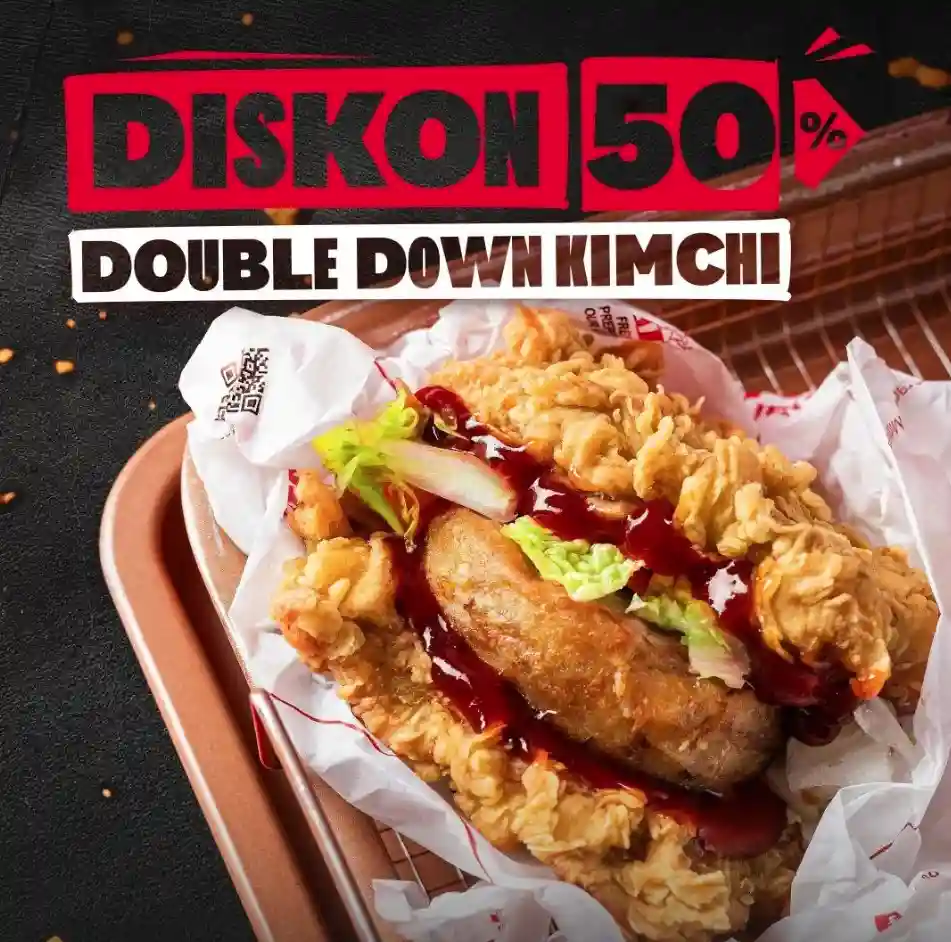 Serbu Diskon 50% Double Down Kimchi